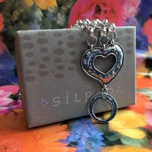 Silpada Designs Toggle Heart Bracelet B1510